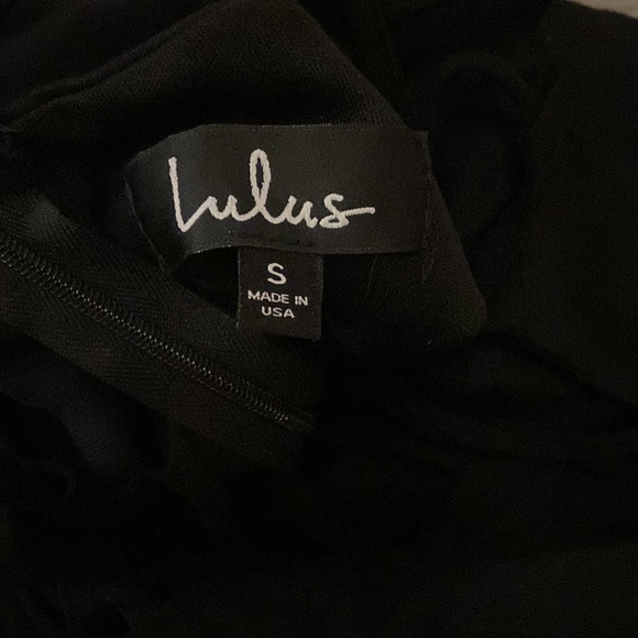 LULUS: BLACK MINI DRESS - Picture 6 of 6